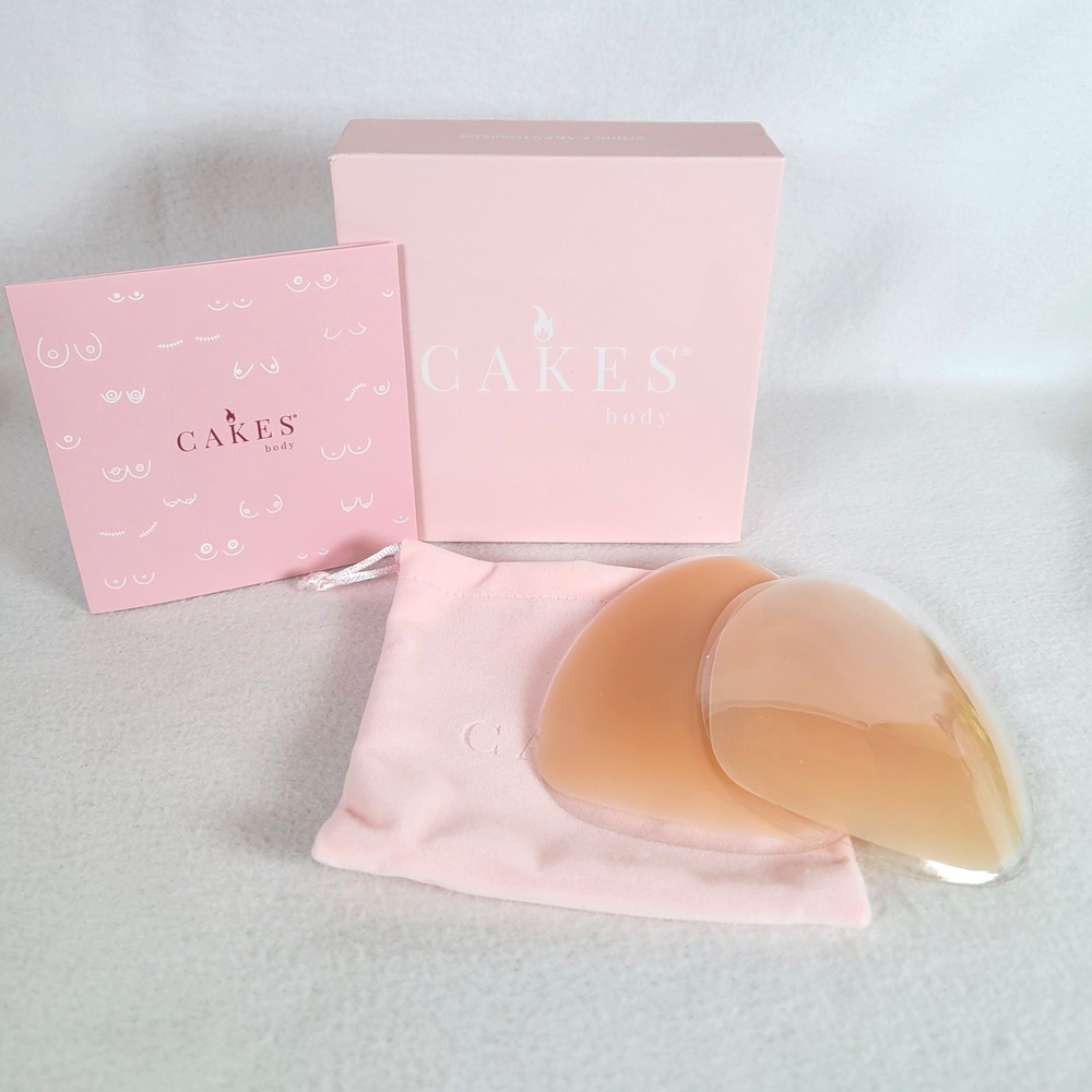 CAKES body Womens Silicone Nipple Grippy Covers Inserts Size OG Honey